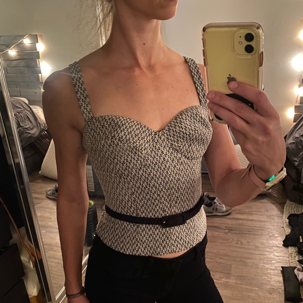 Cache corsette top